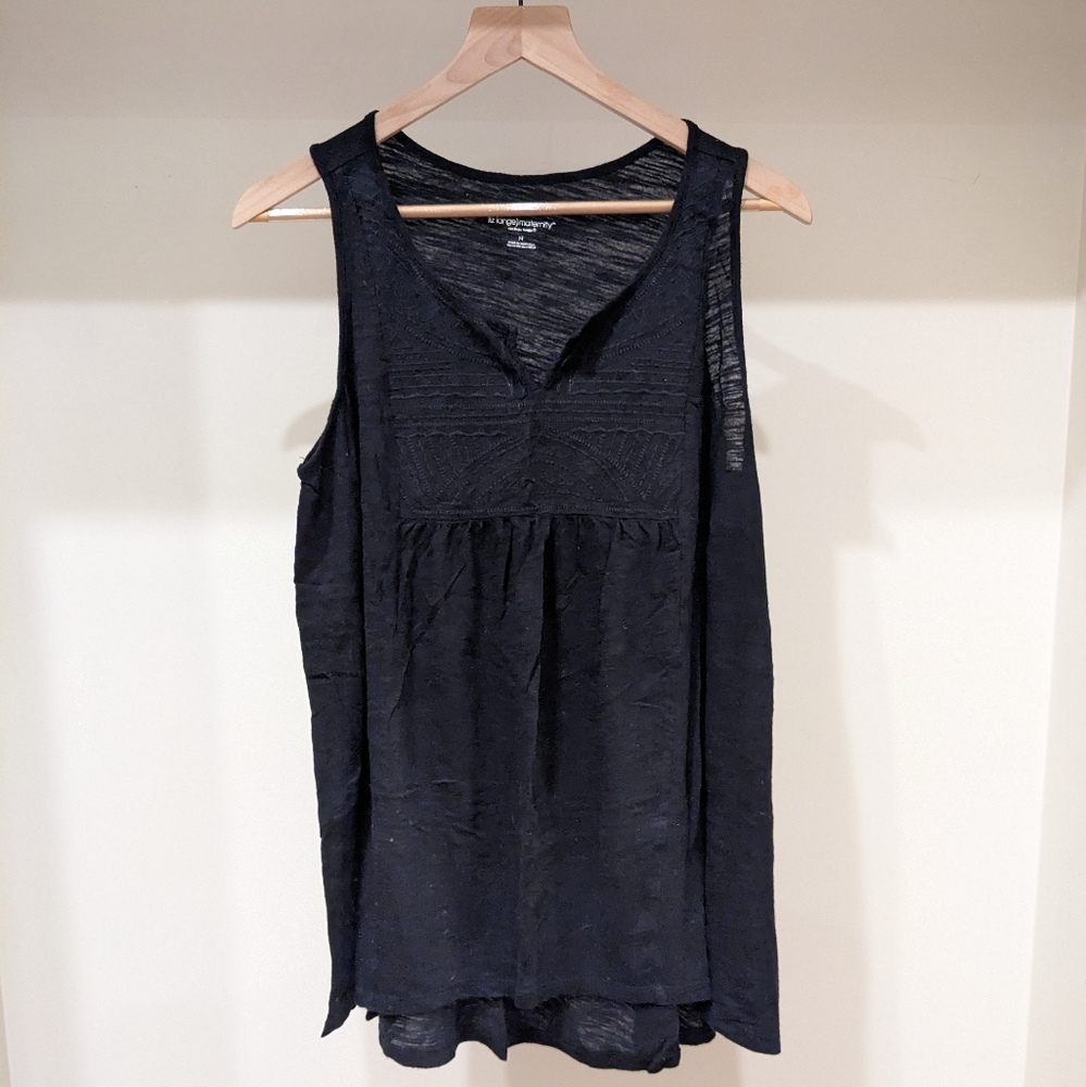 Liz Lange Maternity for Target Black Top
